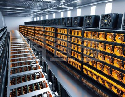 Mining farm with renewable energy setup in Patagonia