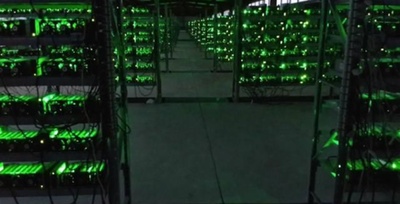 Solar-powered mining farm hosting multiple cryptocurrency miners